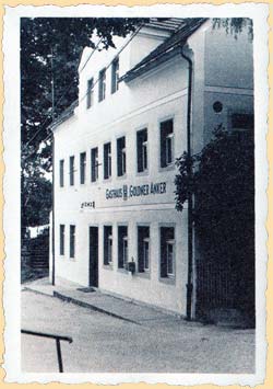 Historische Ansicht Gasthaus Goldener Anker